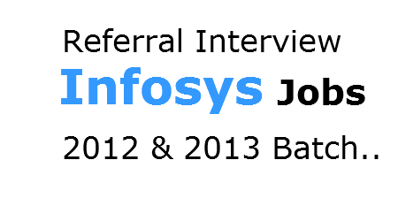 Infosys referral program